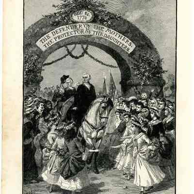 Washington's Reception at Trenton