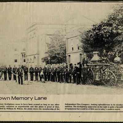 Independent Fire Company workers