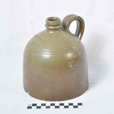 Salt-glazed stoneware jug