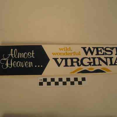 West Virginia bumper sticker