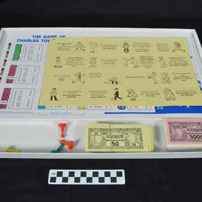 Charles Town and Ranson board game - inside of box