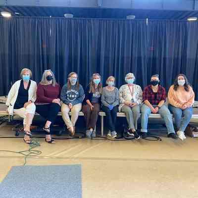 Shepherd University staff and students receiving COVID-19 vaccinations