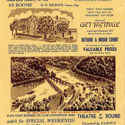 Centennial Observance John Brown Raid Harpers Ferry, West Virginia October 15, 16, 17, 18 - 1959 Historical Booklet