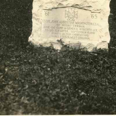 Monument to Col. John Augustine Washington, III