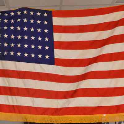 American flag with 48 stars