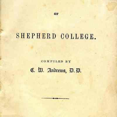 Hymnal of Shepherd College - title page