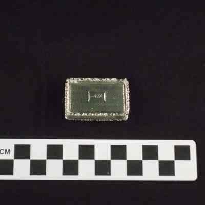 Silver-gilt vinaigrette by Shaw of England