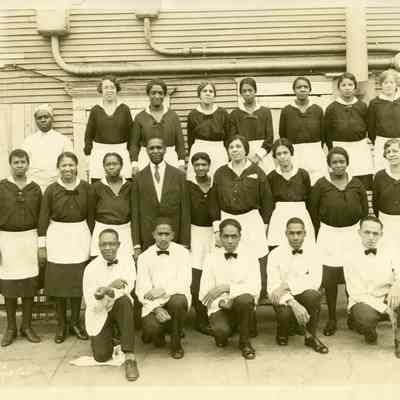 Unidentified staff, possibly at Hilltop House, Harpers Ferry