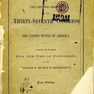 Congressional Directory for the Second Session of the Thirty-Seventh Congress of the United States of America