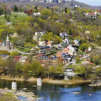 A Panoramic View of Harpers Ferry