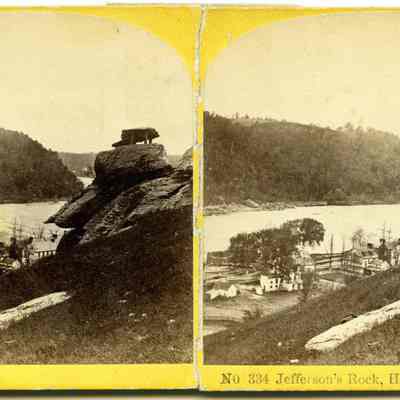 No. 334 Jefferson's Rock, Harpers Ferry. No. 334-- Jefferson's Rock, Harpers Ferry.