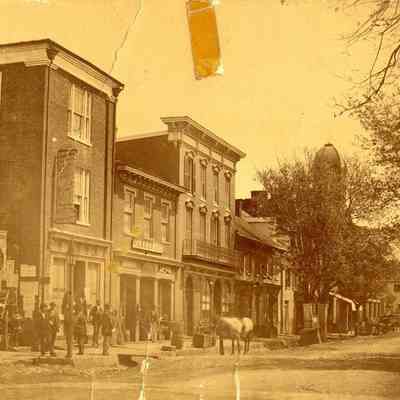 Washington Street at corner of Charles Street,showing Blessing/Shugart building