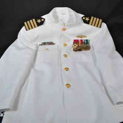 U.S. Navy summer dress uniform coat