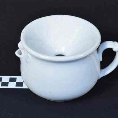 German graniteware lady's spittoon