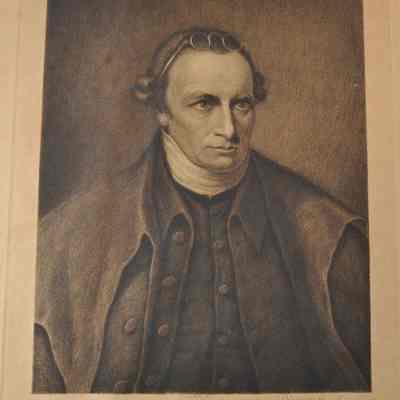 Etching of Patrick Henry by Jacques Reich