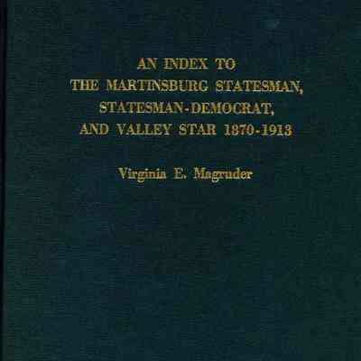 Martinsburg Statesman Front Cover