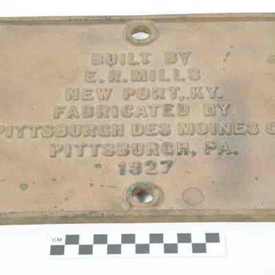 Dailey Bridge plaque