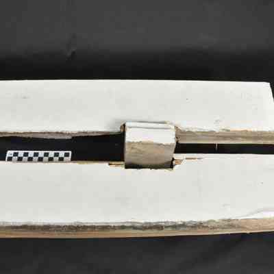 Two boards removed from Thomas Green house