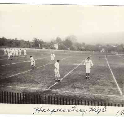 Football game at Harpers Ferry High School, 1953: IMG2025.026.001 (34)