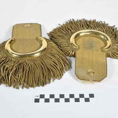 Epaulets worn by Captain Robert W. Baylor