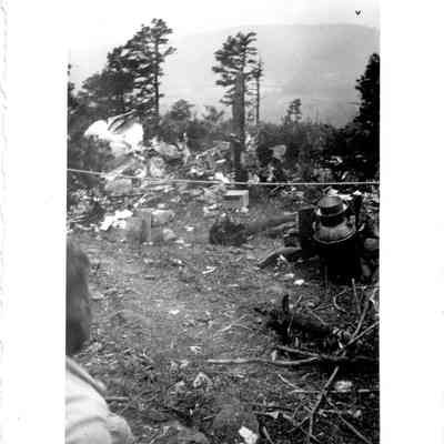 DC-4 plane crash on WV side of Blue Ridge Mtns. - June, 1947