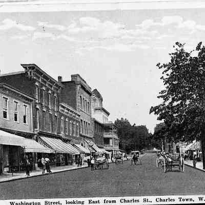 Washington Street, looking east