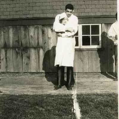 Unidentified man & woman, possibly Storer College