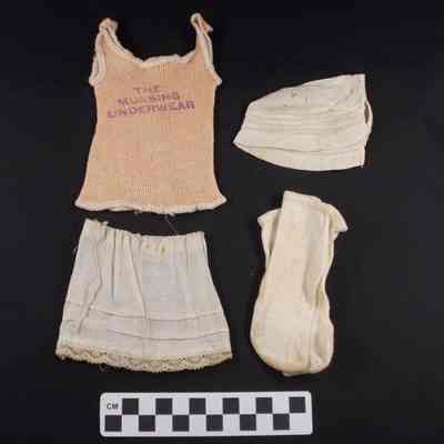 Collection of doll clothes