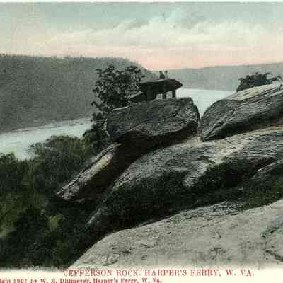 Jefferson Rock. Harper's Ferry, W. VA. Jefferson Rock. Harper's Ferry, W. VA. Jefferson Rock. Harper's Ferry, W. VA. Jefferson Rock. Harper's Ferry, W. VA.