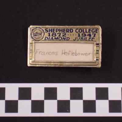 Shepherd College Diamond Jubilee nametag