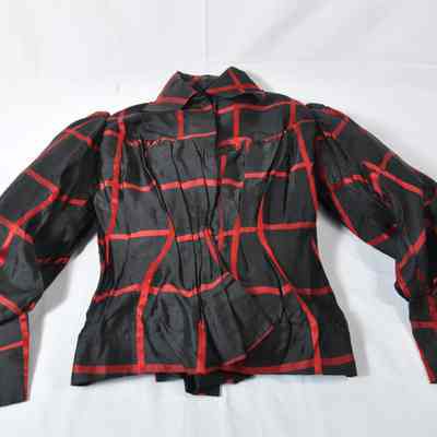 Black silk blouse