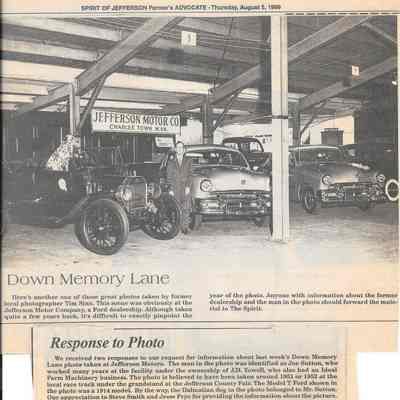 Jefferson Motor Company cars, ca. 1951-1952