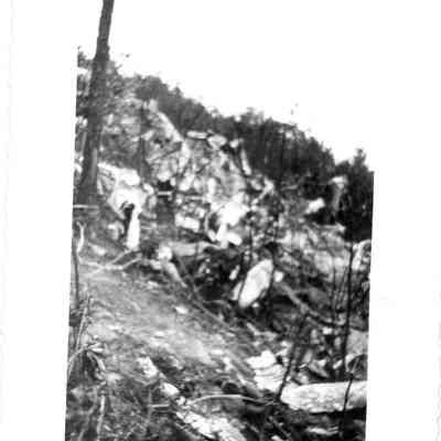 DC-4 plane crash on WV side of Blue Ridge Mtns. - June, 1947