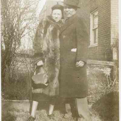 Unidentified man and woman, possibly Storer College