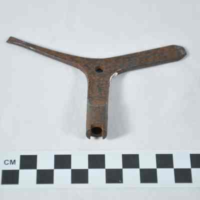 Austrian musket gun tool: a 3-pronged wrench