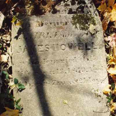 Kabletown Churchyard gravestone