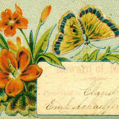 Reward of merit - front