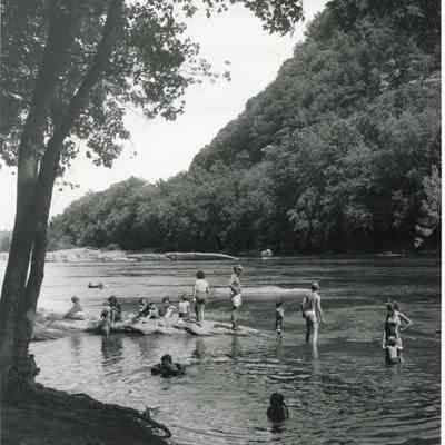 Bathers on the Shenandoah River near Virginius Island