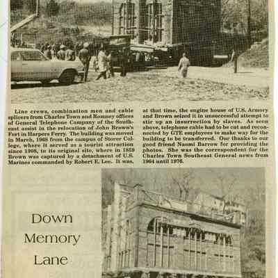 John Brown's Fort, Harpers Ferry, March 1968