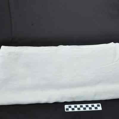 Handwoven linen sheet