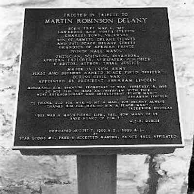 Dedication ceremony, tribute to Martin Delany at Star Lodge, August 7, 1999