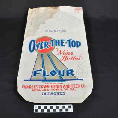 Flour bag packed for Charles Town Grain and Feed Co.