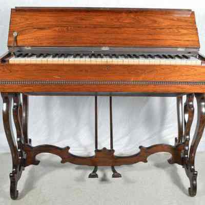 Rosewood melodeon with ivory keys