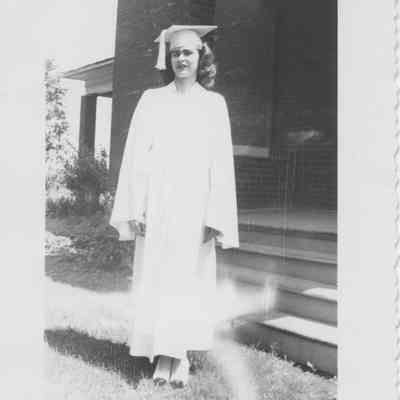 Mary Louise Milton's high school graduation - May, 1946