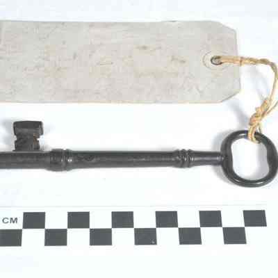 Black iron key