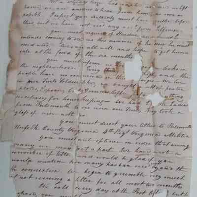LF2a Letter: Edward Lucas to Mary Lucas, p 1