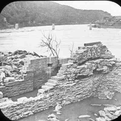 Harper's Ferry-- Bridge Swept Away