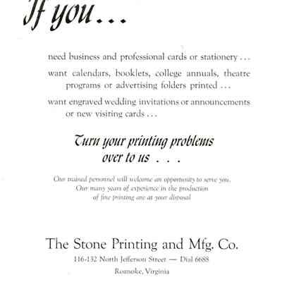 Norfolk and Western Magazine Back Cover