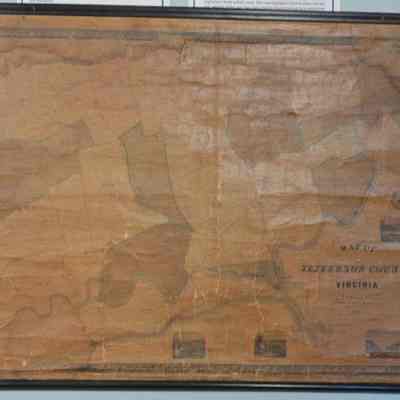 Map of Jefferson County Virginia by S. Howell Brown from Actual Survey with