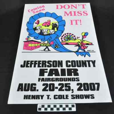 Jefferson County Fair poster